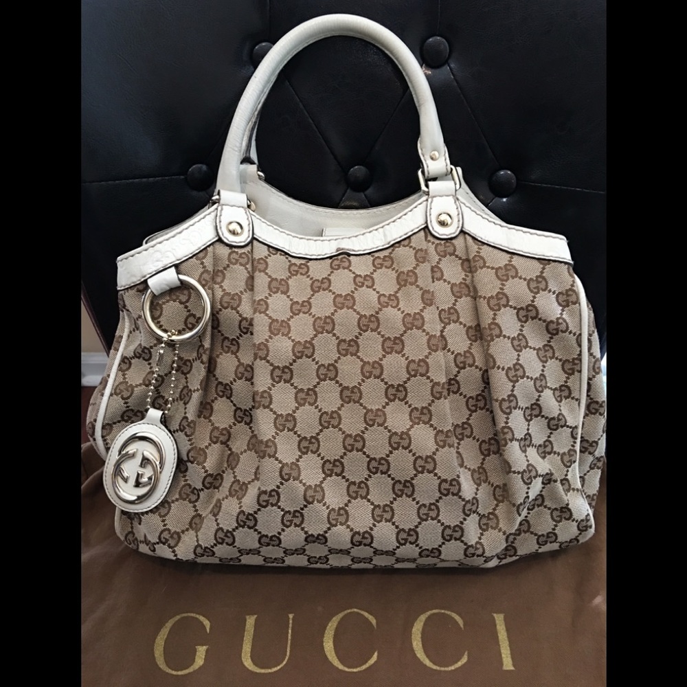 Authentic Gucci Medium Sukey Tote
